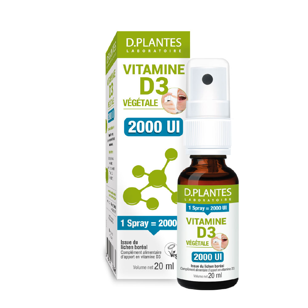 D. Plantes Vitamin D3 Plant 2000 IU Spray 20ml