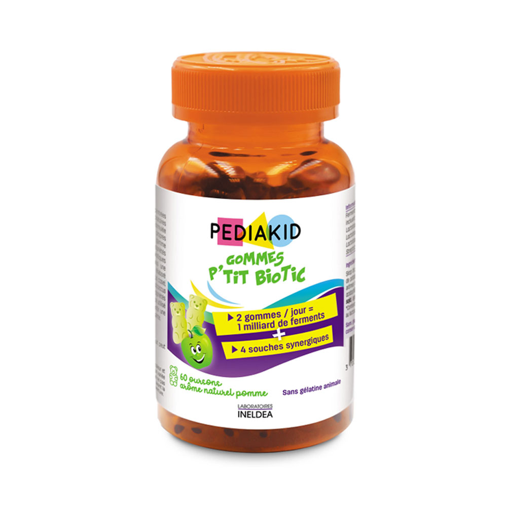 Pediakid P'tit Biotic apple flavour 60 gummies
