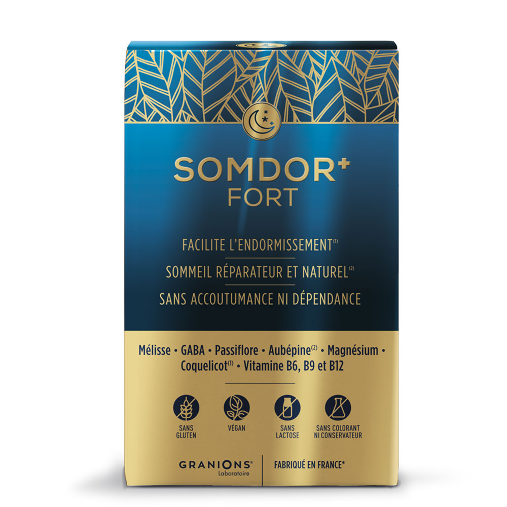 Granions SOMDOR+ forte Makes it easier to fall asleep 30 tablets
