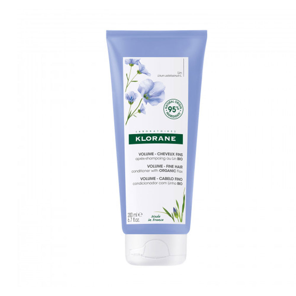 Klorane Flax Volumea Conditioner for Fine Hair Bio 200ml
