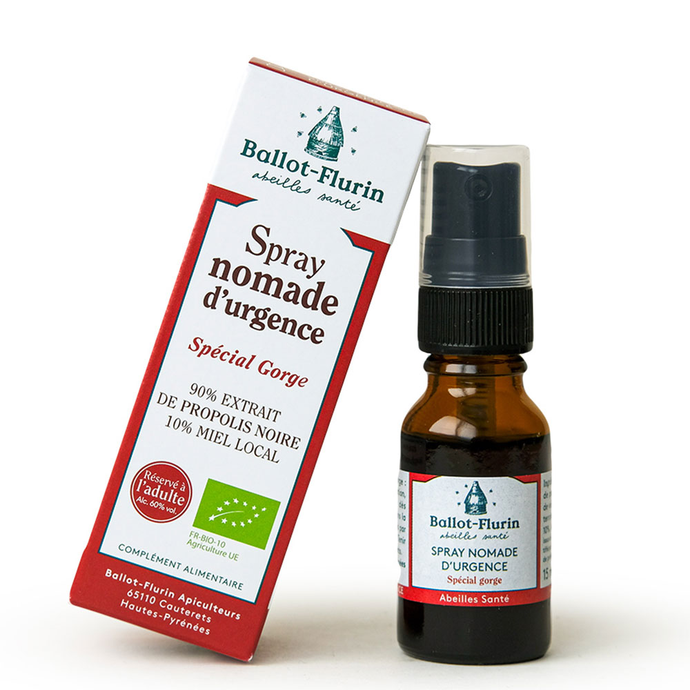 Ballot-Flurin Nomad Spray Intense Throat Protection 15ml