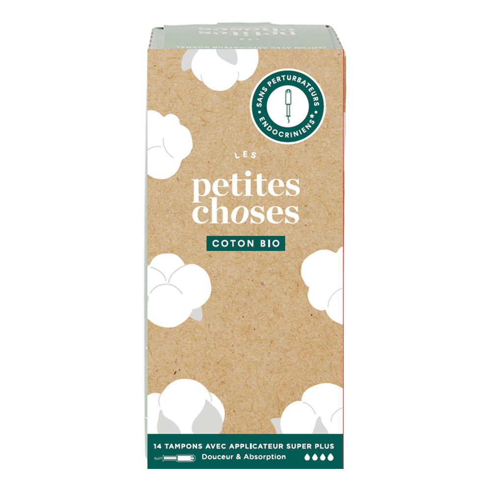 Les Petites Choses Bioes tampons with applicator - Flux Super Plus x14