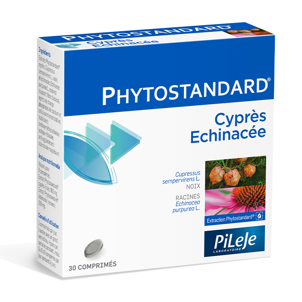 Pileje Phytostandard Cypress and Echinacea 30 tablets