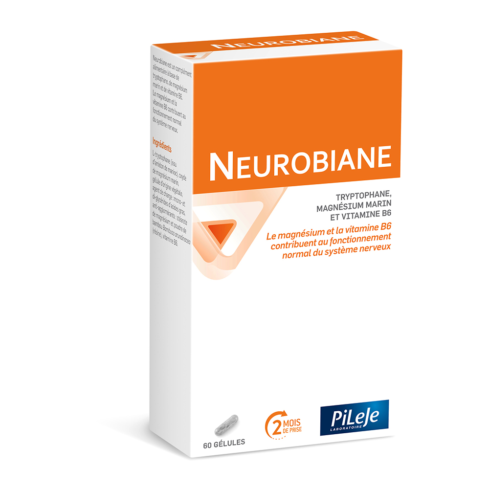 Pileje Neurobaine Marine magnesium and vitamin B6 60 gélules