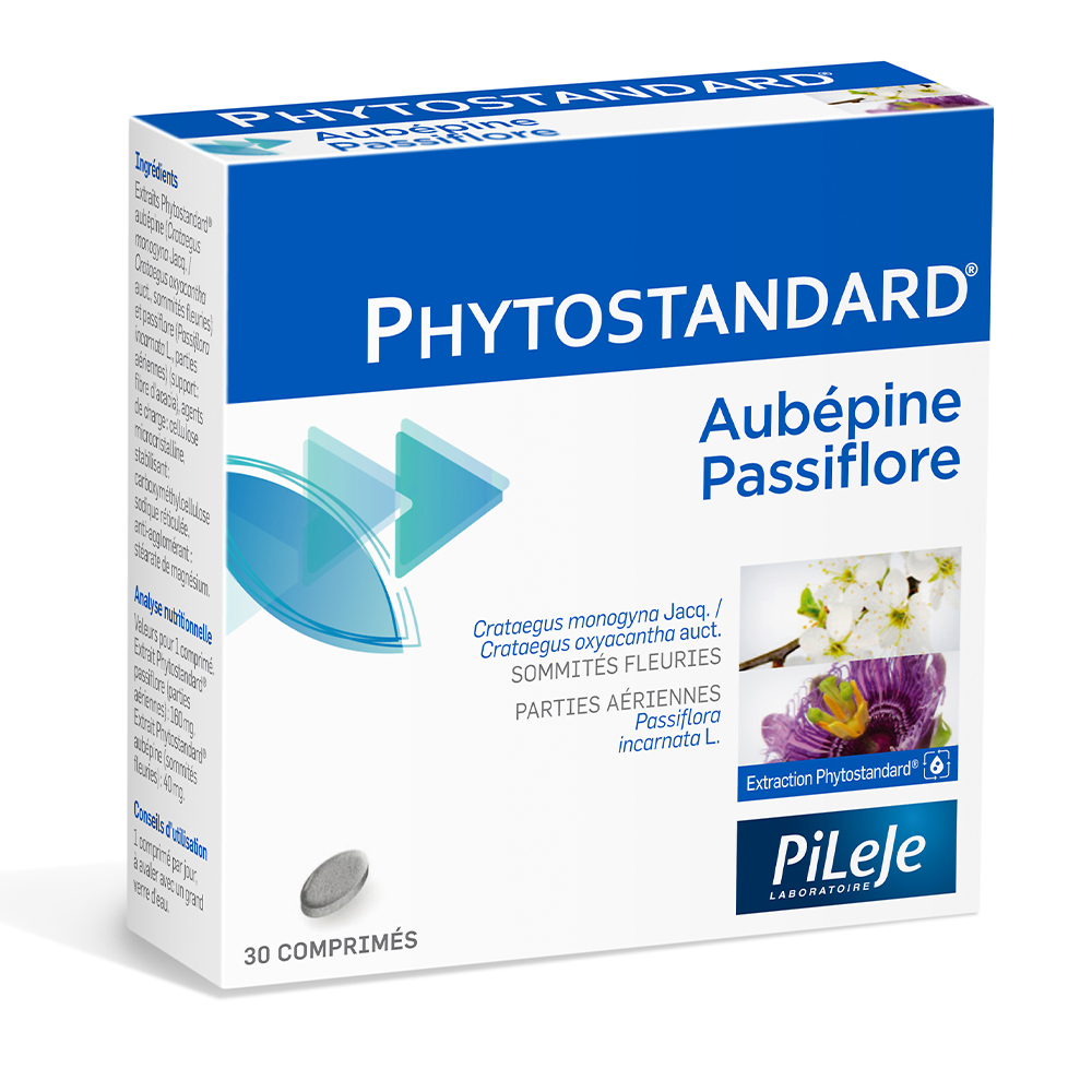 Pileje Phytostandard Hawthorn Passionflower 30 tablets