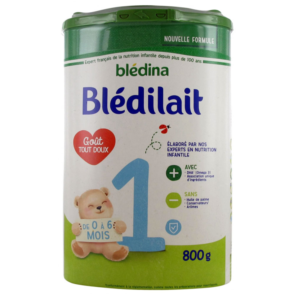 Blédina Bledilait 1 Baby Powdered Milk 0-6 months 800g