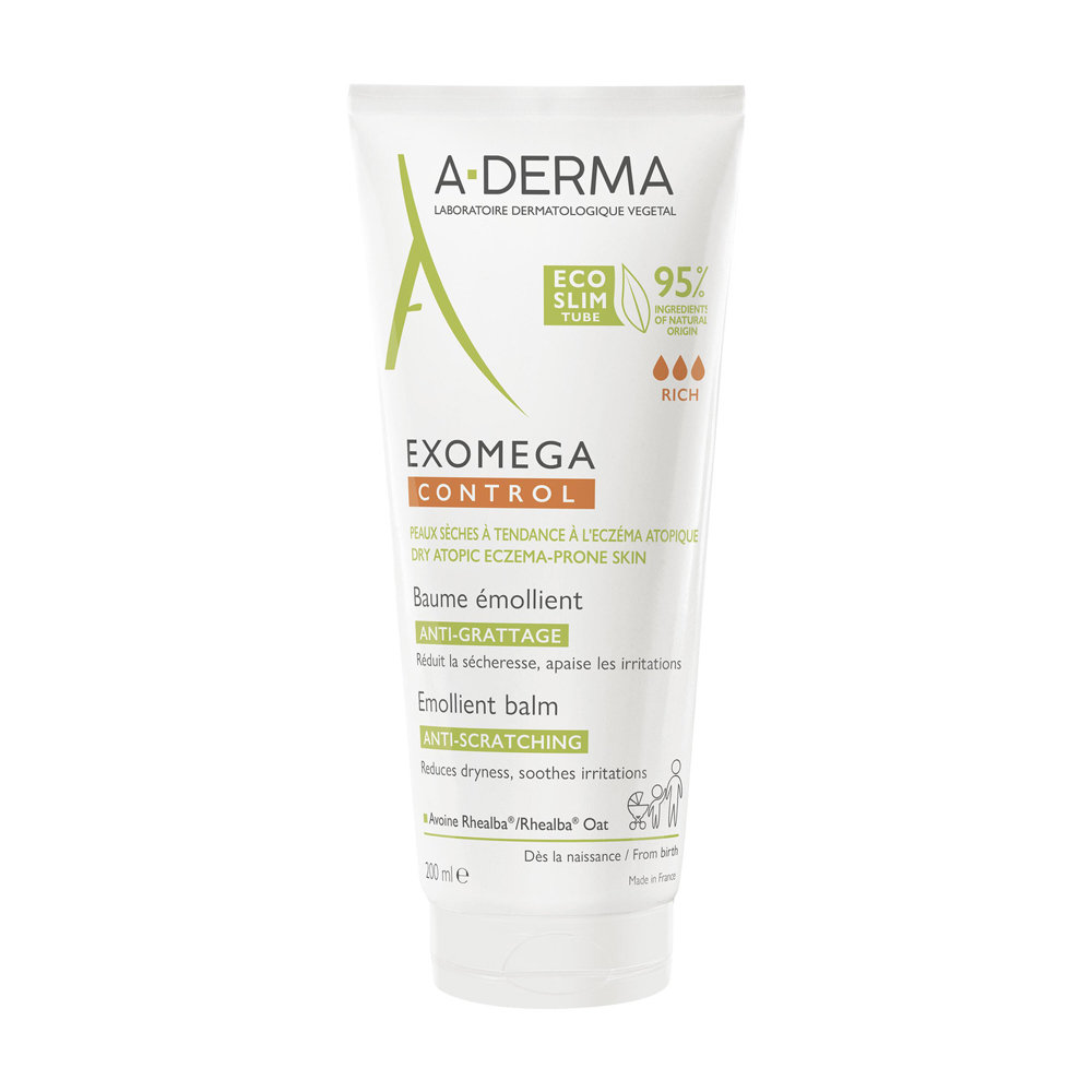 A-Derma Exomega Control Soothing anti-scratch balm for skin prone to atopic eczema 200 ml