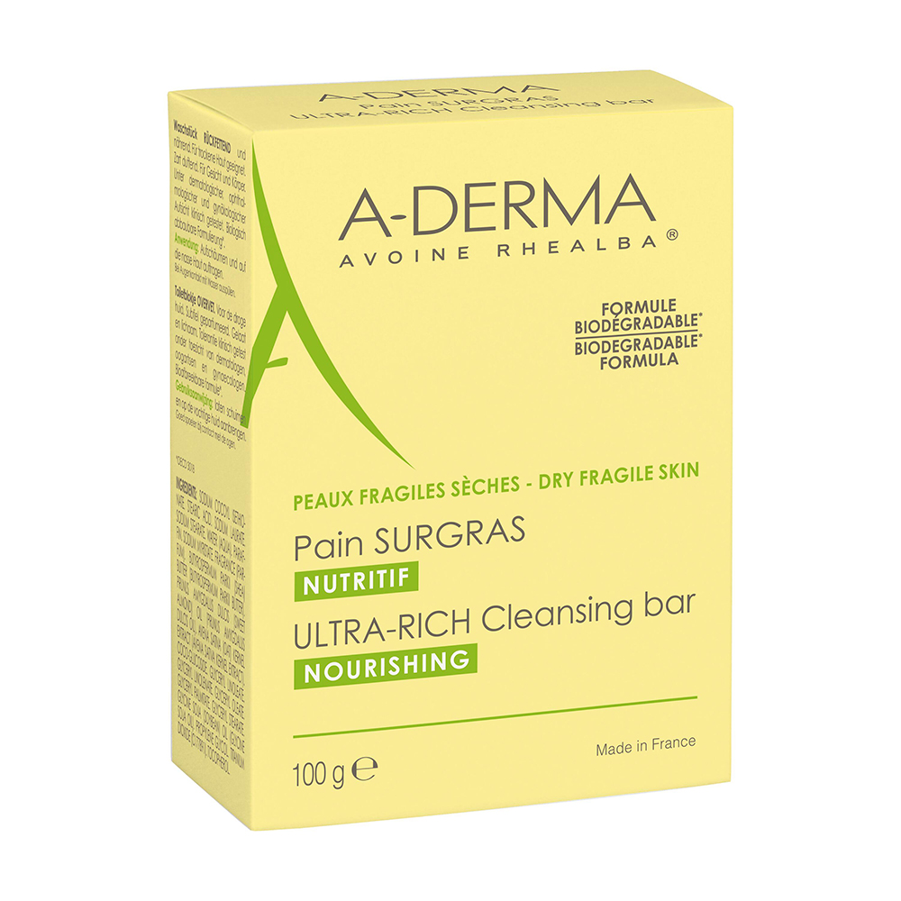 A-Derma Rhealba oats Rhealba Superfatted Soap Bar With Oat Milk100g 100g