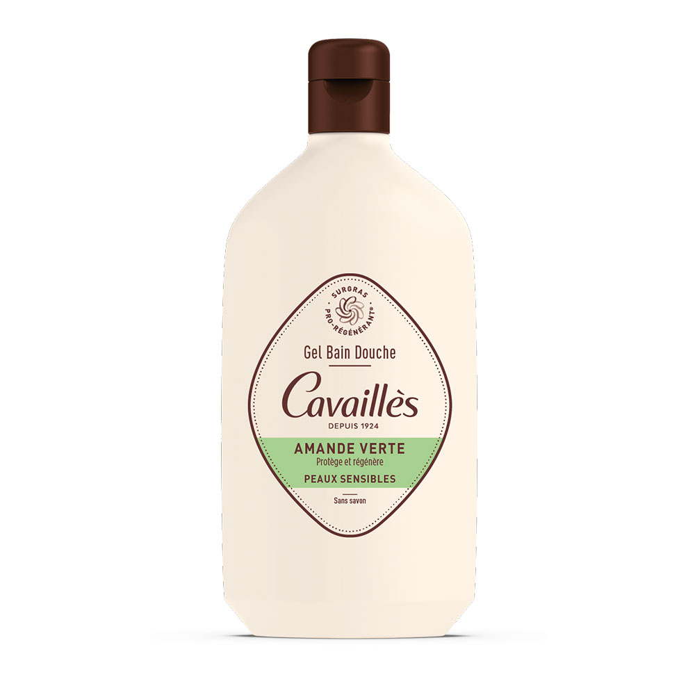 Cavaillès Green Almond Bath &amp; Shower Gel Sensitive Skin 400ml