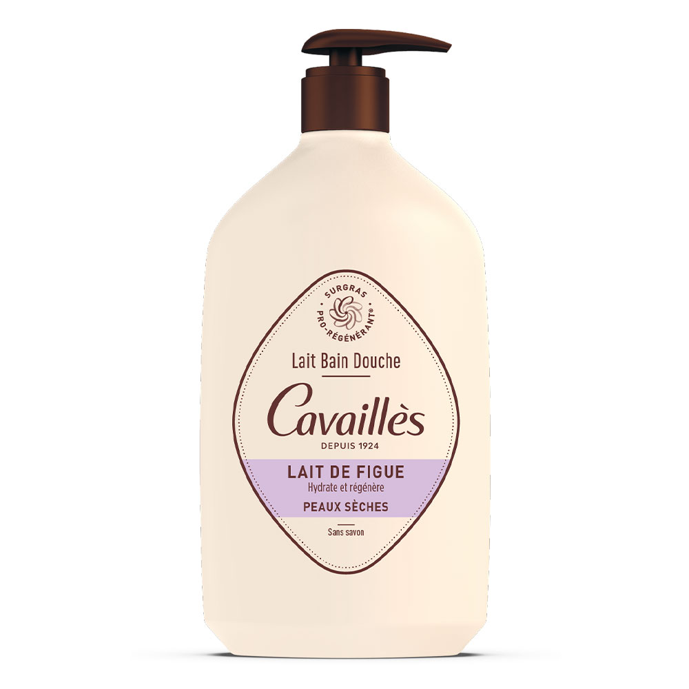 Cavaillès Bath &amp; Shower bath Fig milk Dry Skin 1L