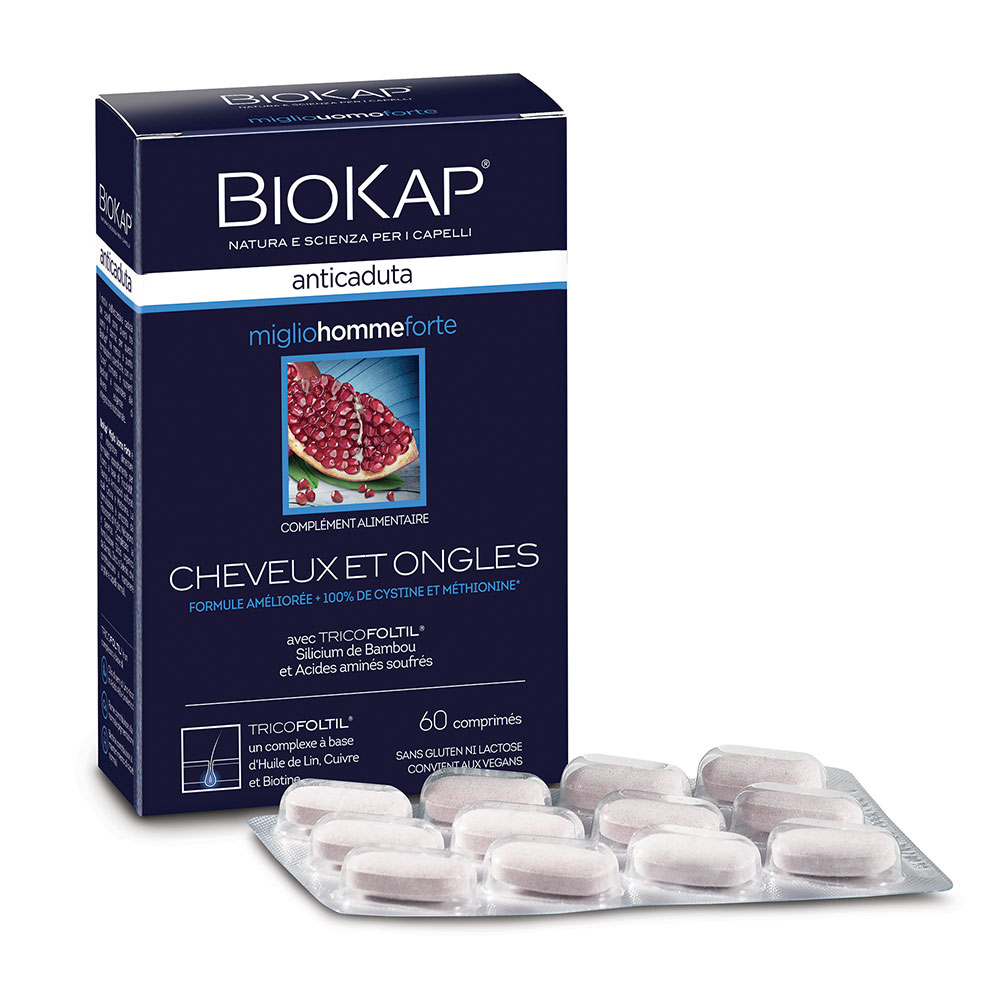 Biokap Anticaduta Men's hair treatment anti-hair loss 60 capsules