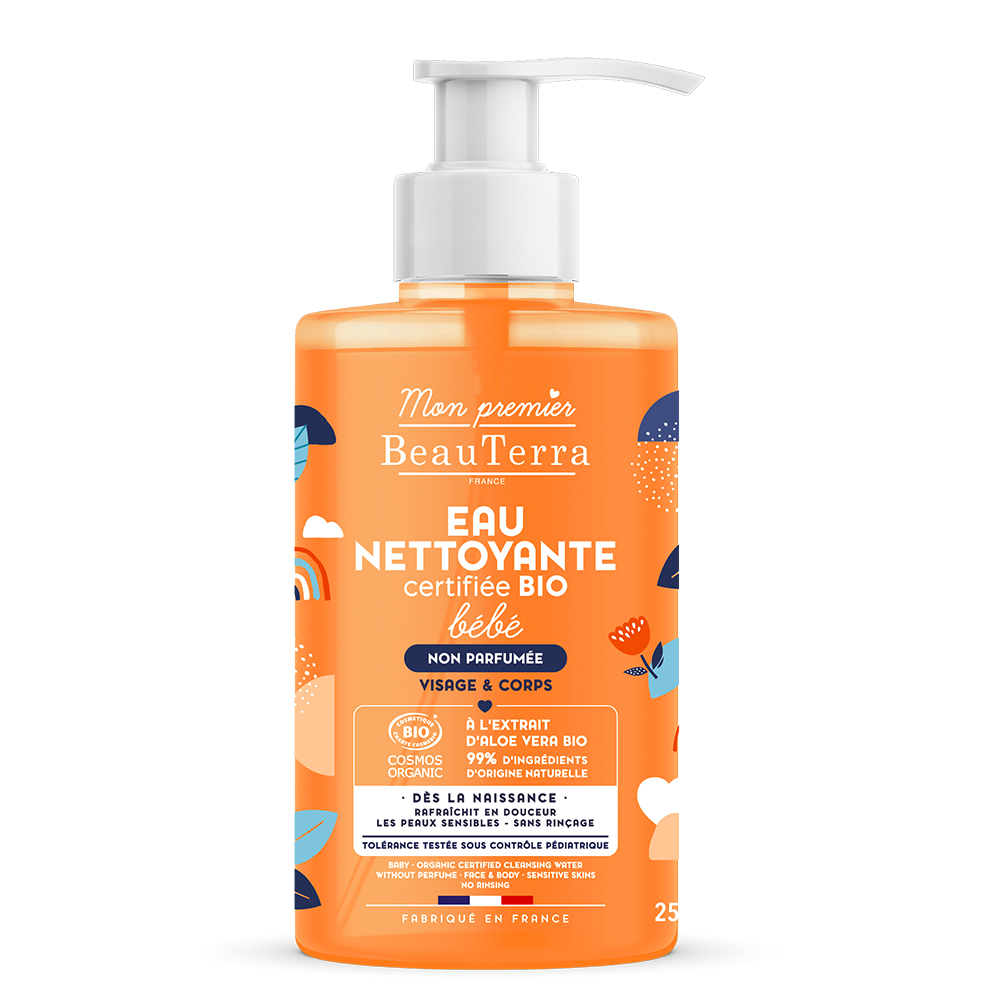 Beauterra Bioes Baby Cleansing Water Sensitive Skin Hair & Body 250ml