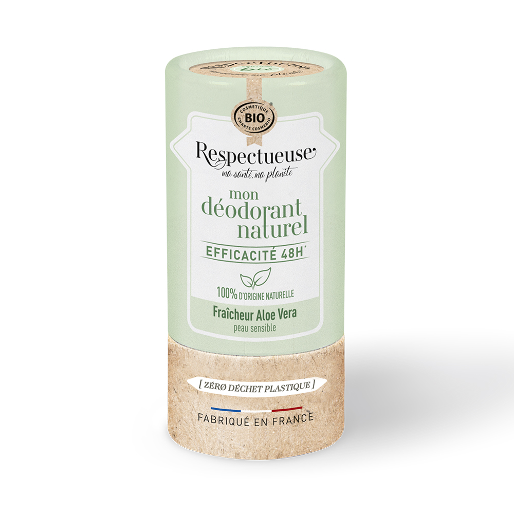 Respectueuse My Fresh Efficiency Deodorant 48h Bioes Sensitive Skin Perfumes Aloe Vera 50g
