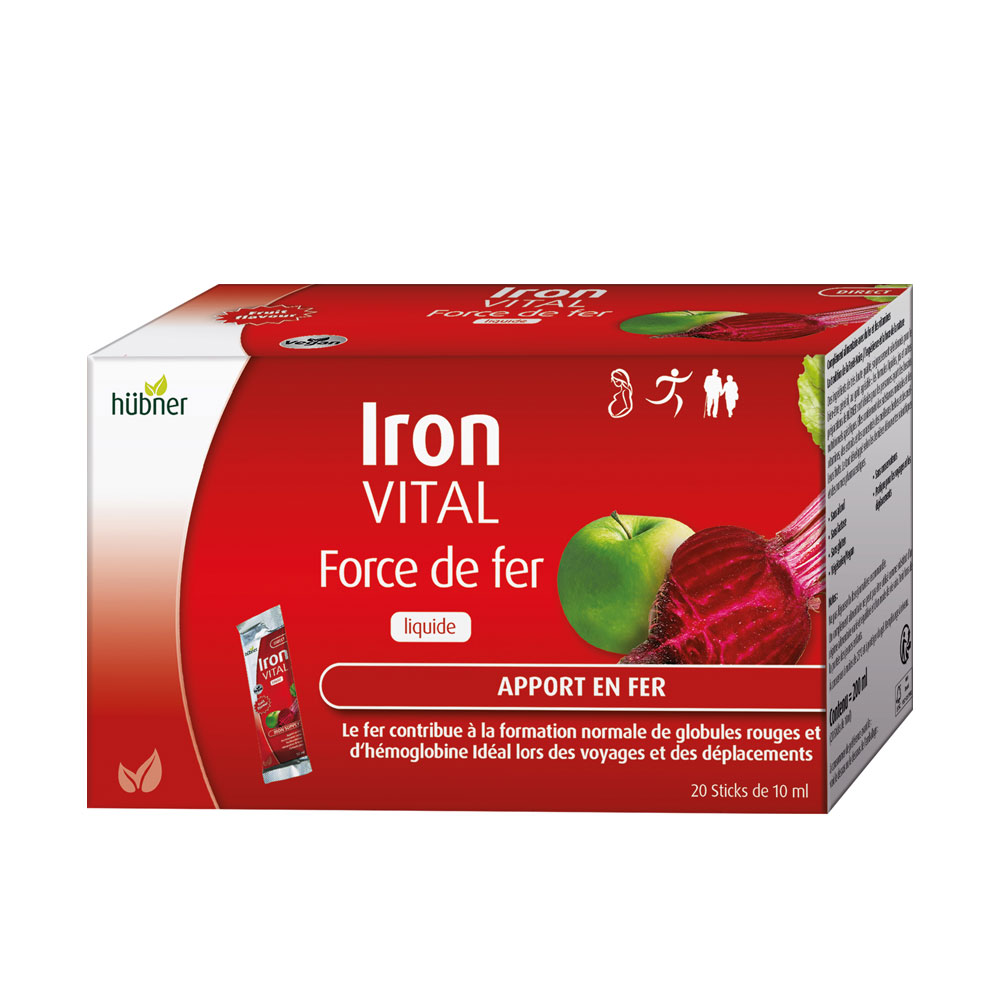 Hübner Iron vital force 20 x 10ml sachets