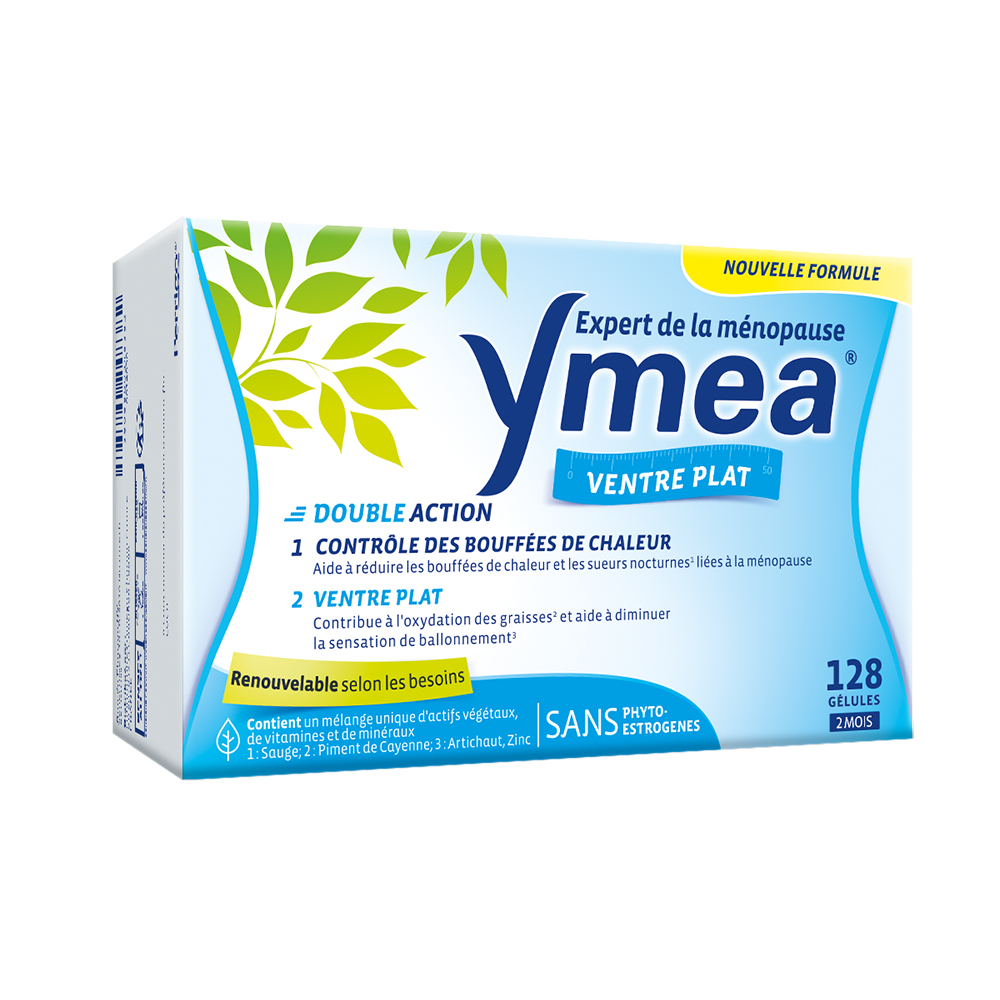 Ymea Flat tummy menopause 128 capsules