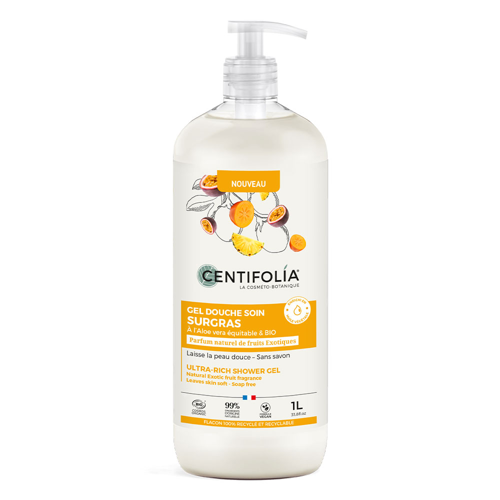 Centifolia Organic Exotic Fruit Surgras Shower Gel 1l