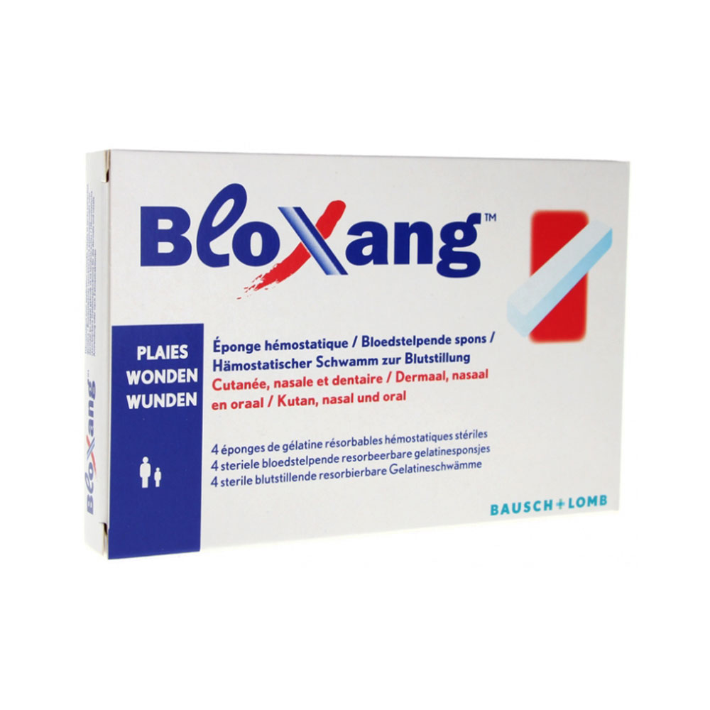 Bausch&Lomb Bloxang Hemostatic Sponge x4