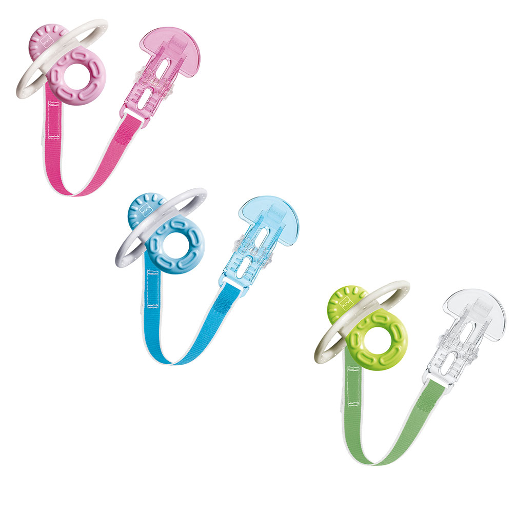 Mam Mini Teething Ring + Clip 2 months+