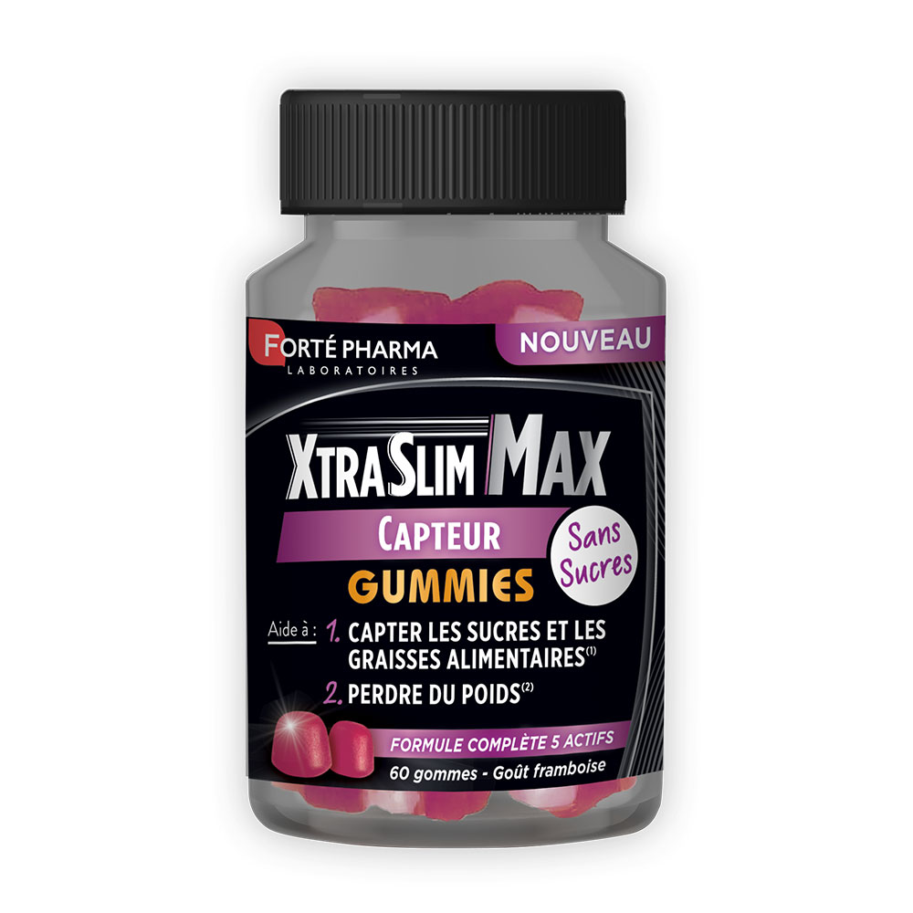 Forté Pharma XtraSlim Max Capteur de graisses 60 gummies