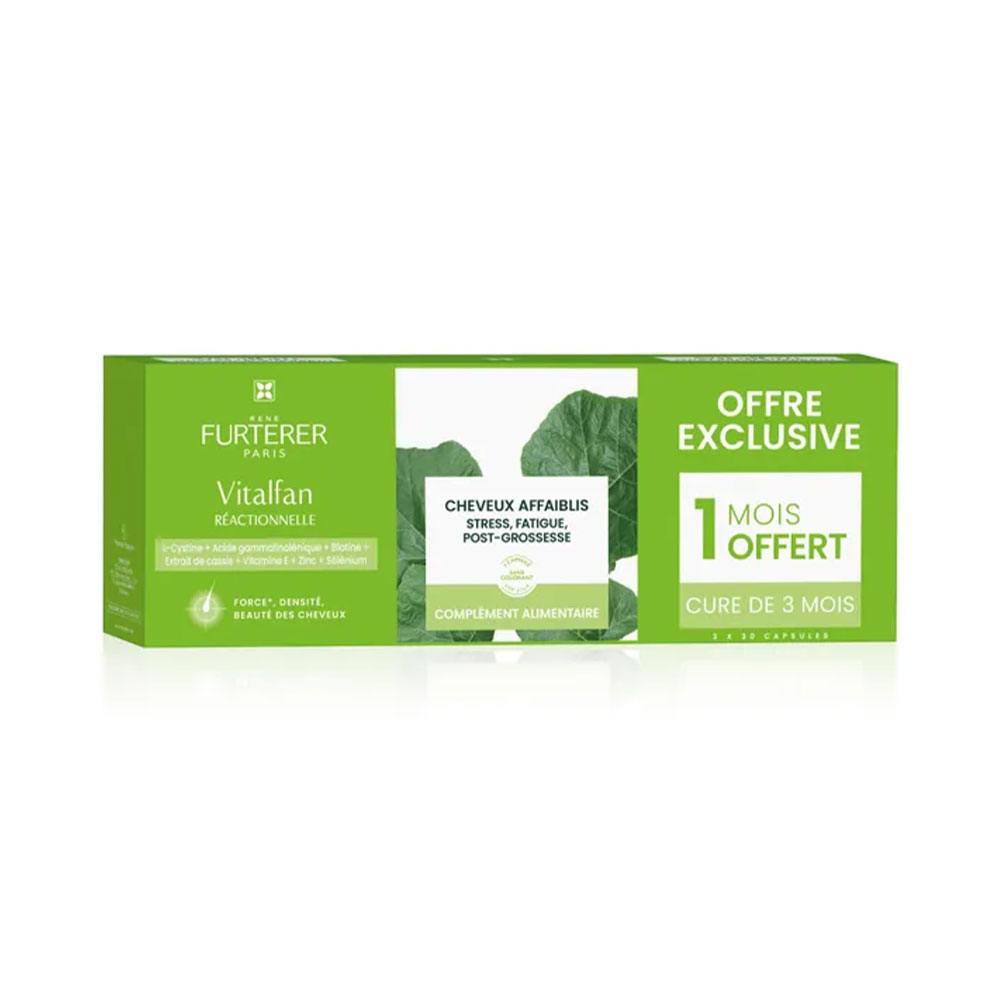 René Furterer Vitalfan Anti-Hair Loss Réactionnelle Cheveux Affaiblis 3 X 30
