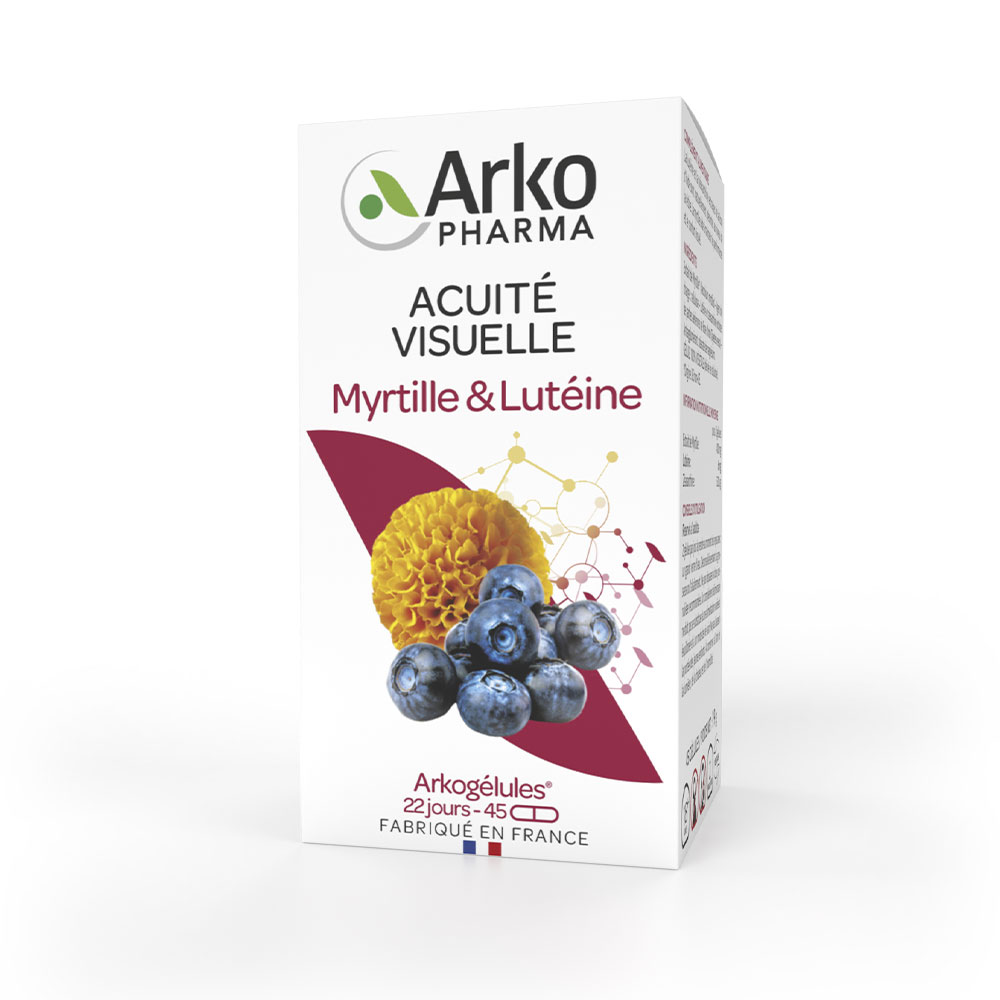 Arkopharma Arkocapsules Visual Acuity Bilberry & Lutein 45 capsules