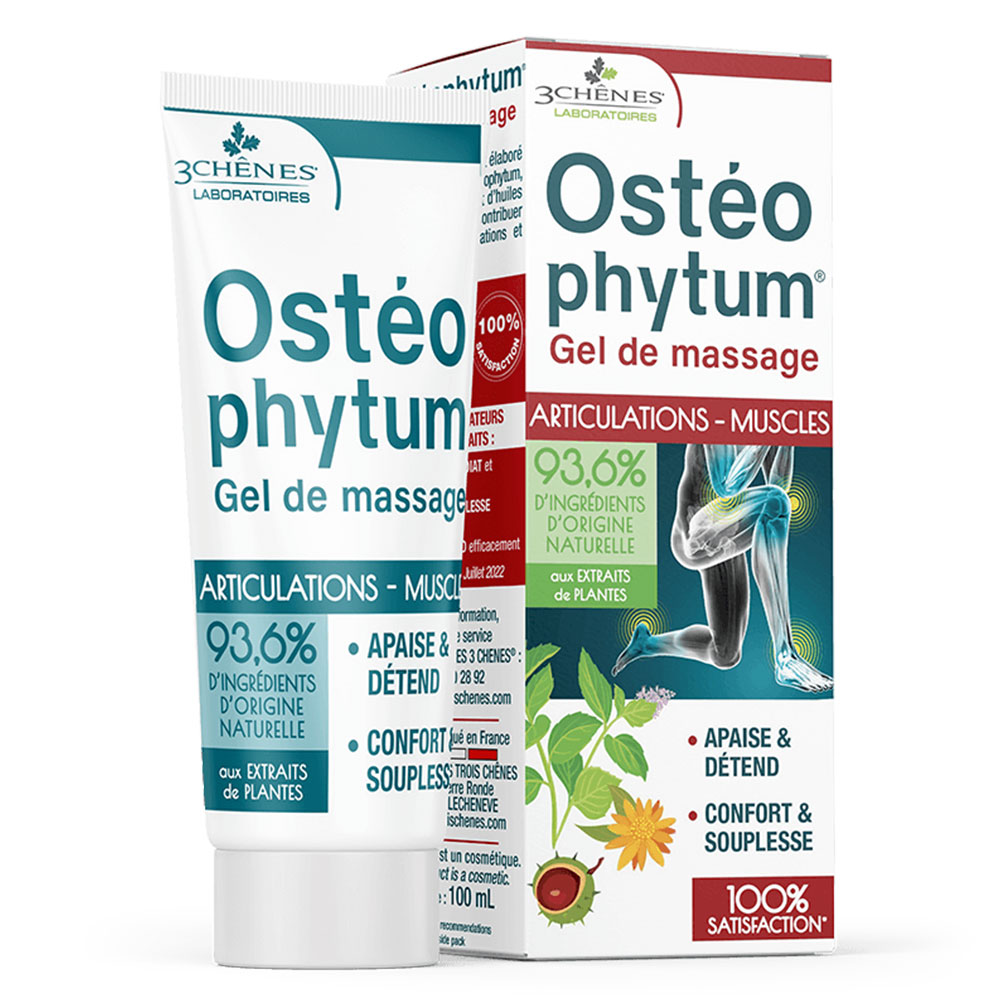 3 Chênes Osteophytum Massage Gel for muscles and joints 100 ml