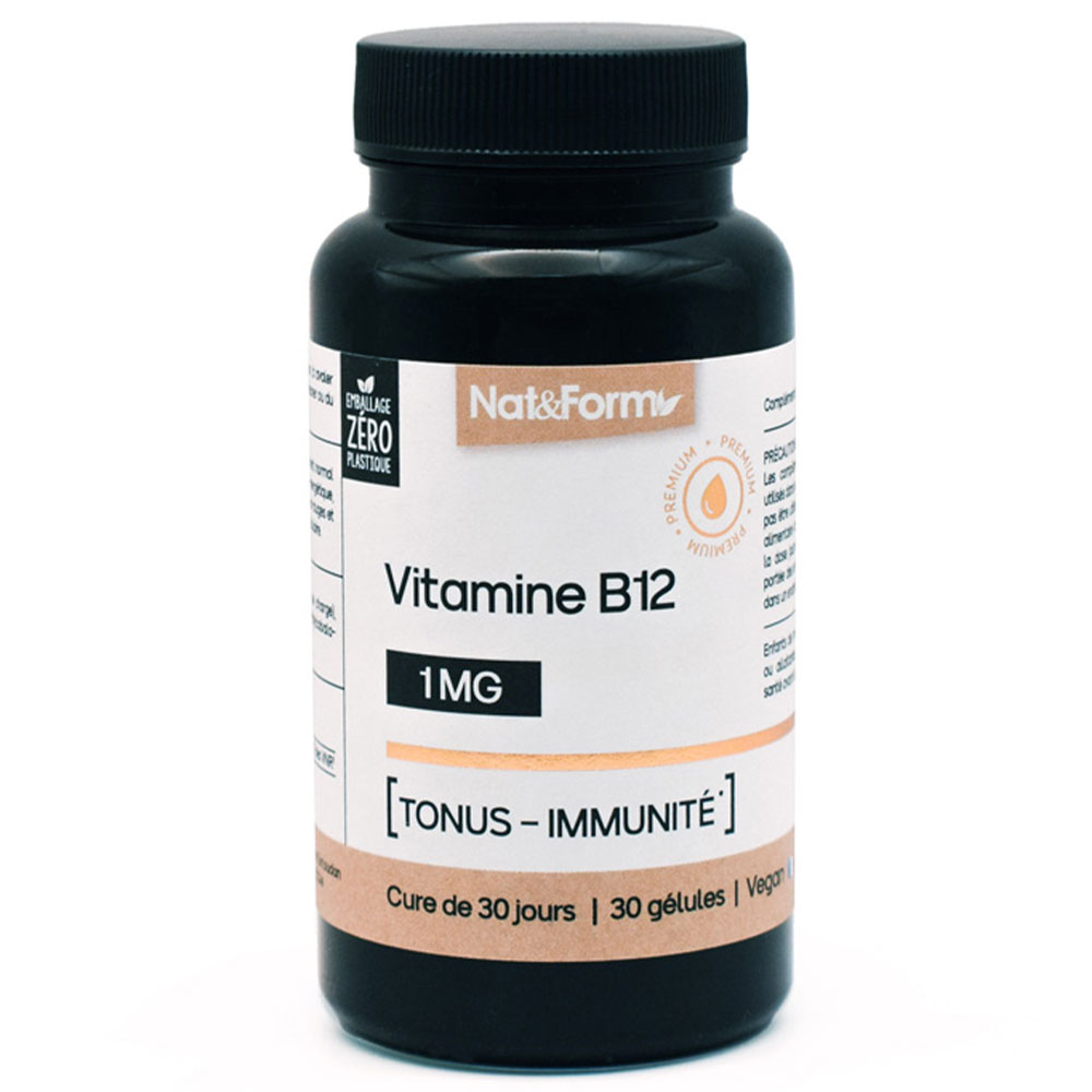Nat&Form Vitamin B12 30 capsules
