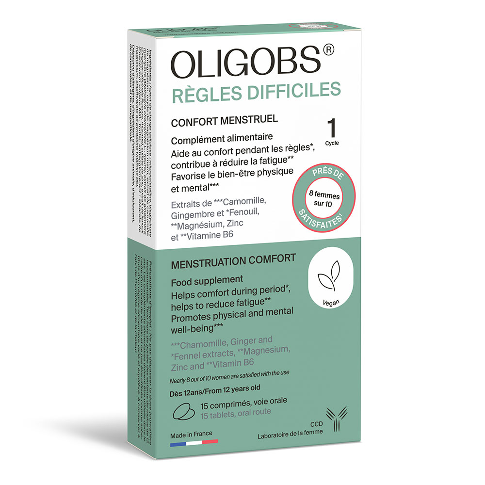 Ccd Oligobs Menstrual Comfort for Difficult Periods 1 Cycle 15 tablets
