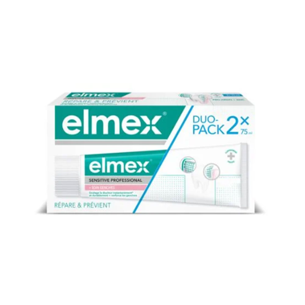 Elmex Sensitive Professional Toothpaste Gum Care 2x75ml
