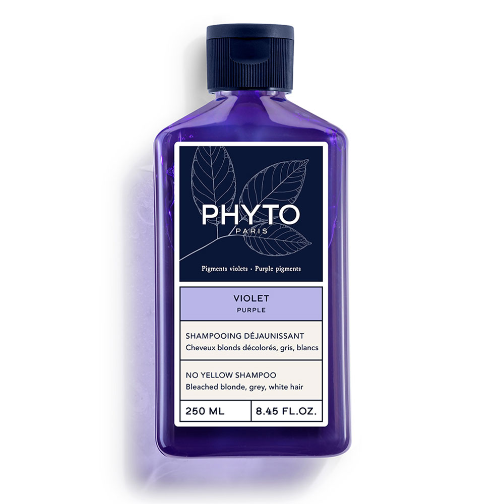 Phyto Paris Violet Rejuvenating Shampoo Bleached Blonde, Grey, White Hair 250ml