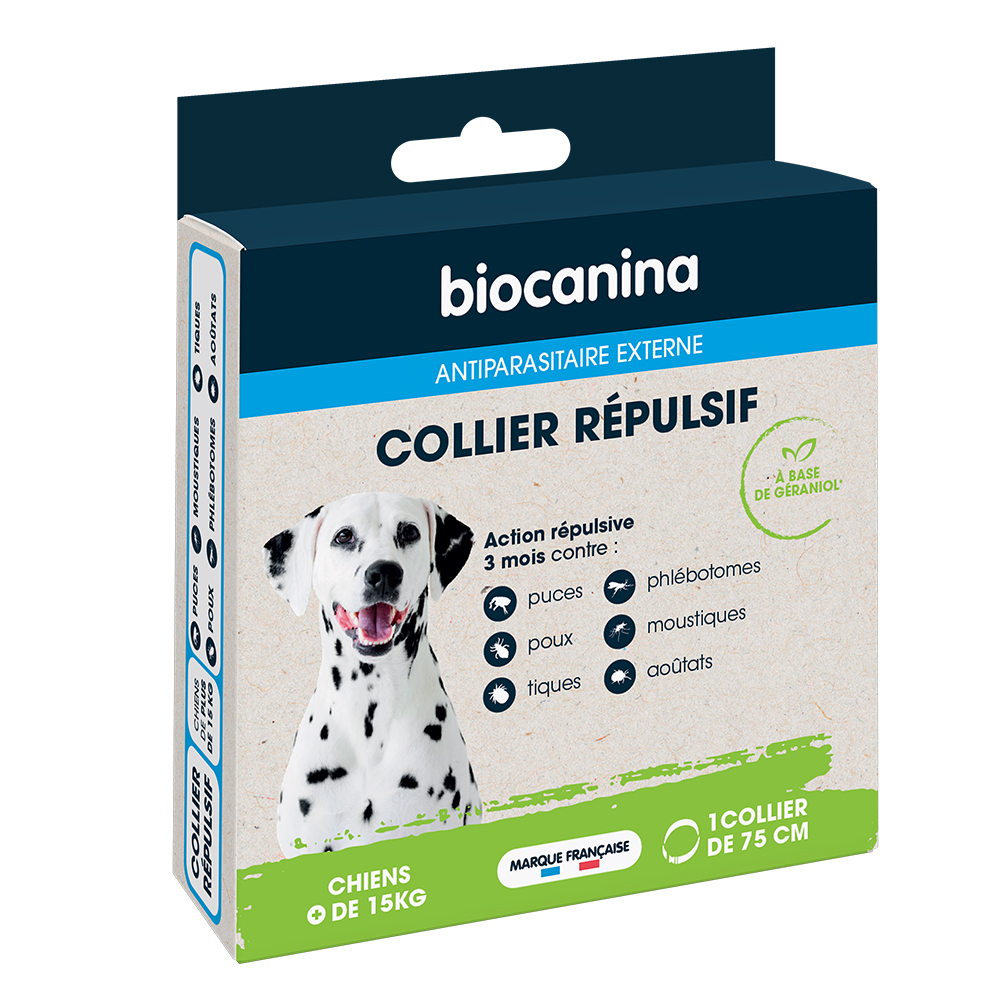 Biocanina Pest Control Dog repellent collar &gt;15kg x1