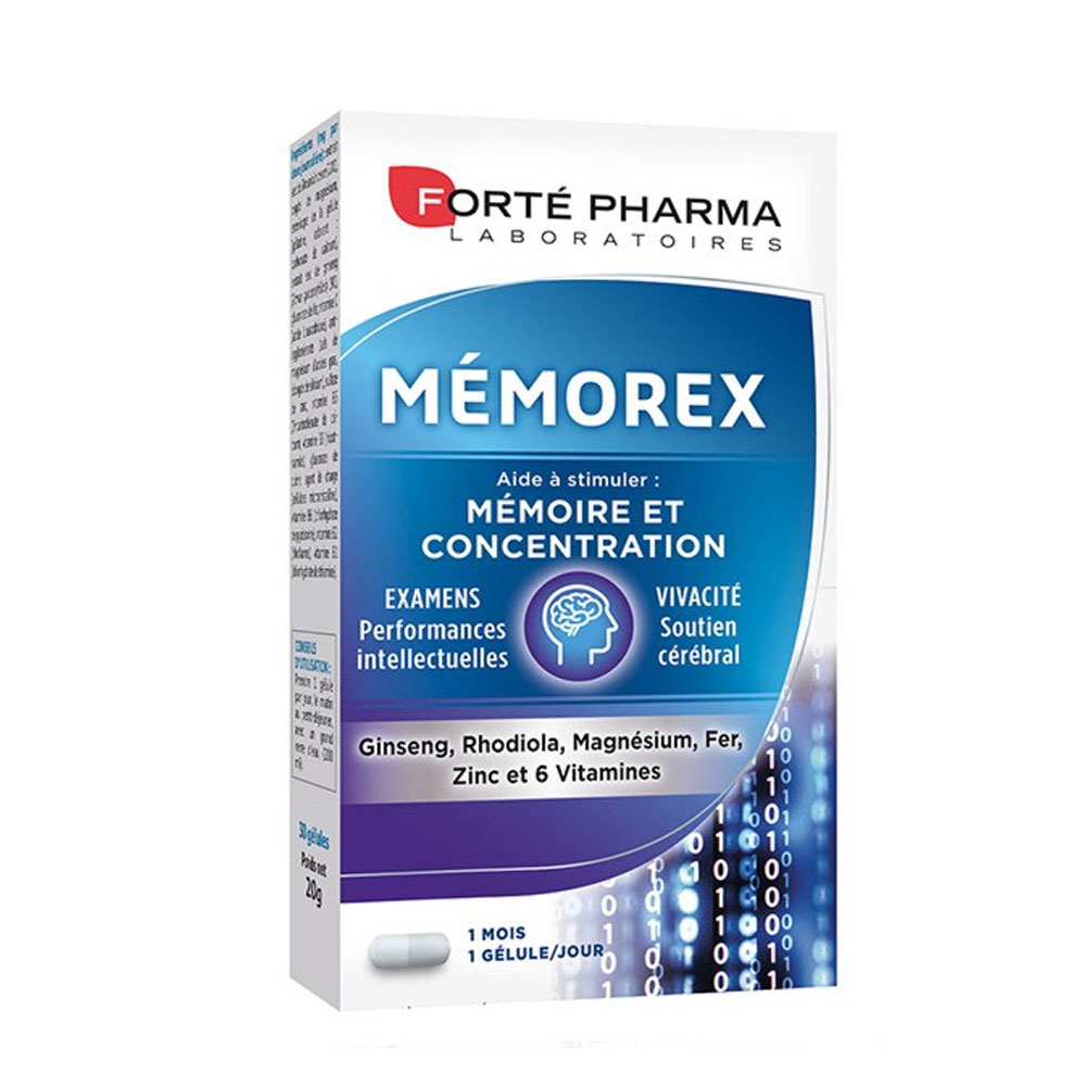 Forté Pharma Mémorex memory and focus 30 capsules