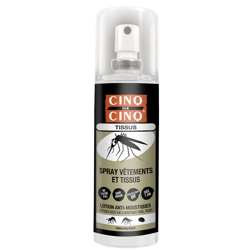 Cinq Sur Cinq Anti-mosquito clothing and fabric spray 100 ml