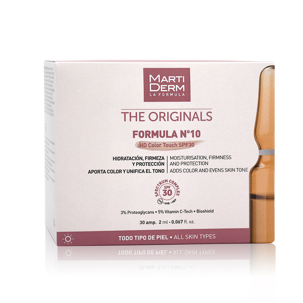 Martiderm FORMULA Nº10 HD Color Touch SPF30 30 Ampulas