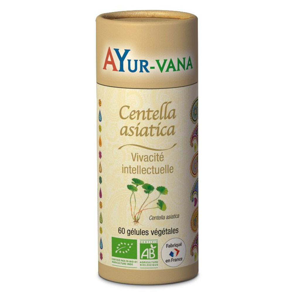 Ayur-Vana Organic Centella asiatica (Gotu kola) x60 capsules