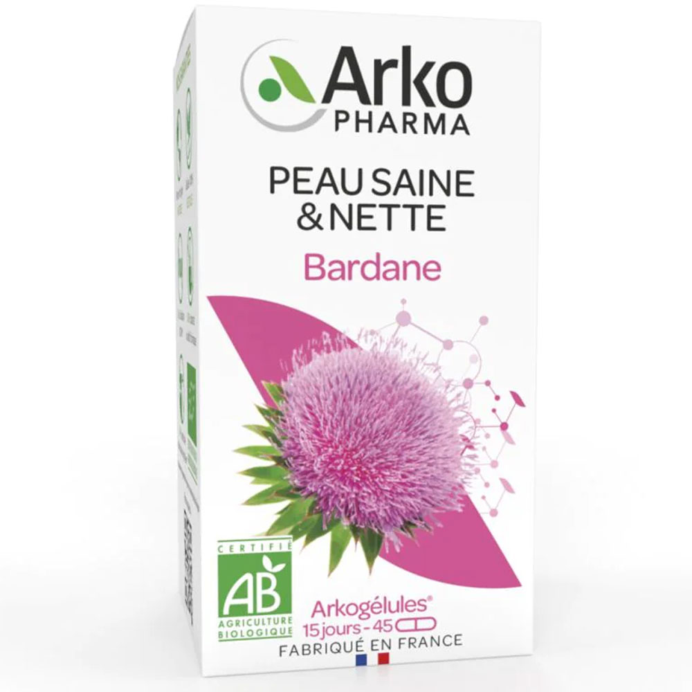 Arkopharma Arkocapsules Healthy and Clean Skin Organic Burdock 45 capsules