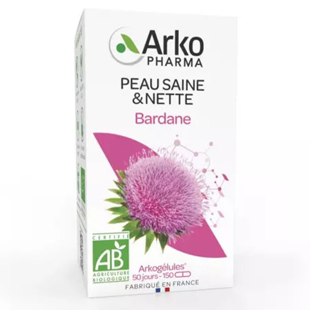 Arkopharma Arkocapsules Healthy and Clean Skin Organic Burdock 150 Capsules