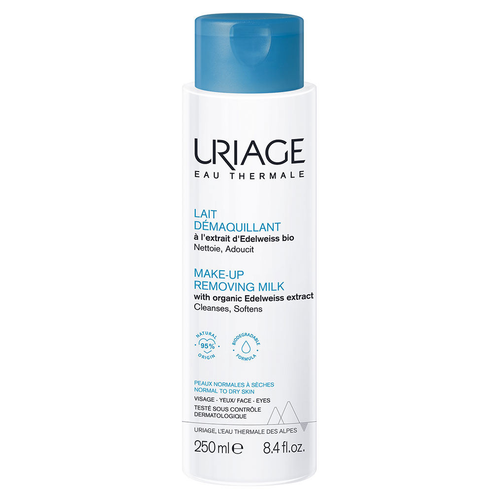 Uriage Facial Hygiene Cleansing Milk Normal To Dry Skins 250ml