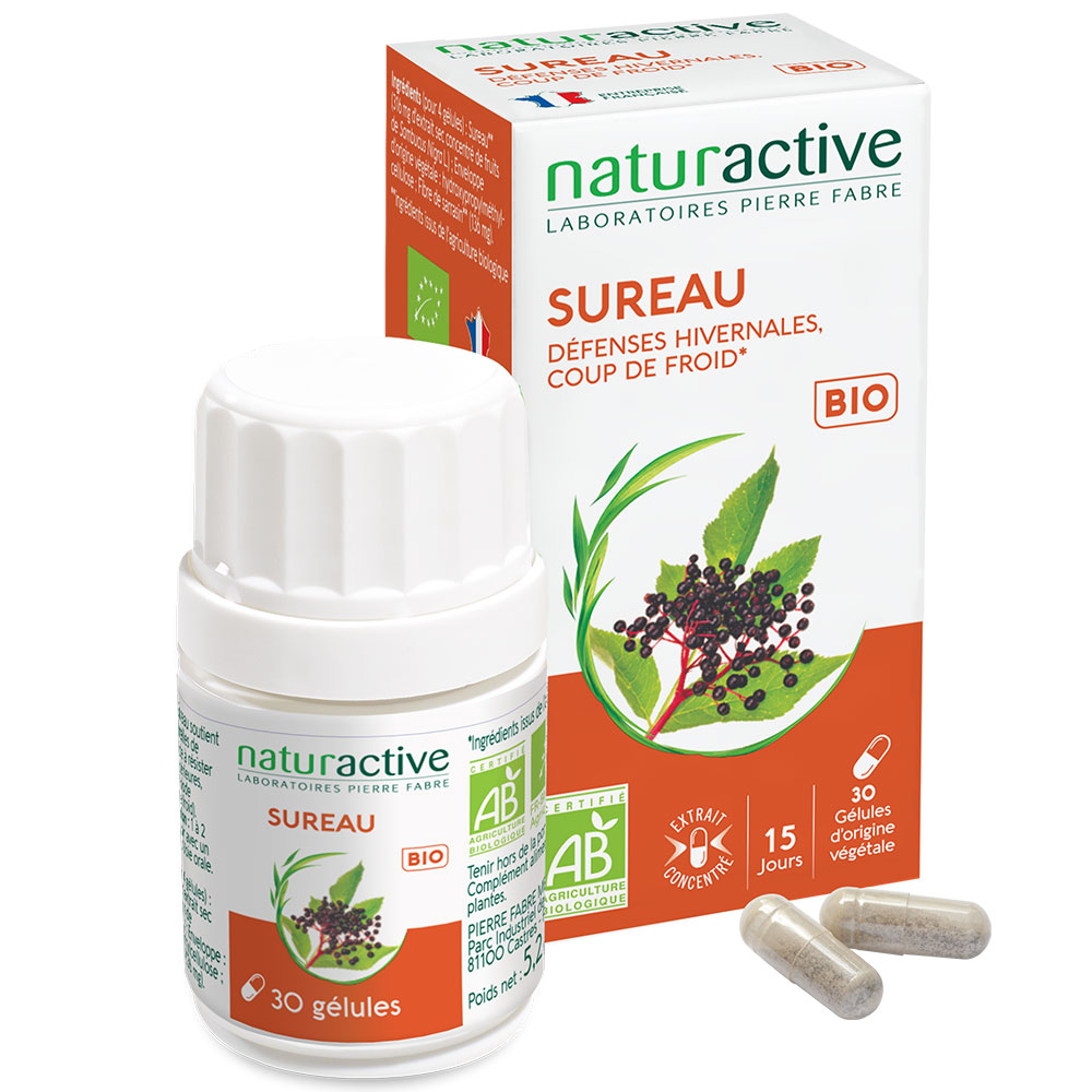 Naturactive Elderberry 30 Capsules 30 Gélules