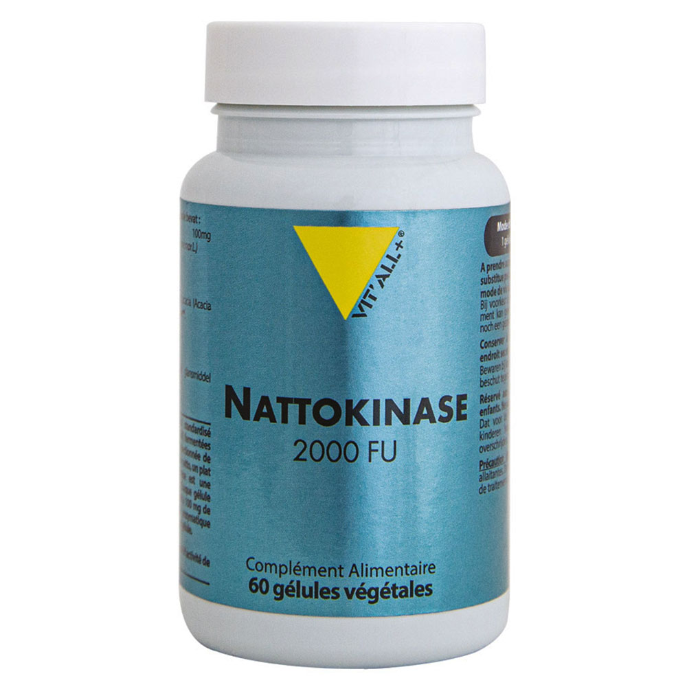 Vit'All+ NattoKinase 100mg 2000FU 60 vegetarian capsules