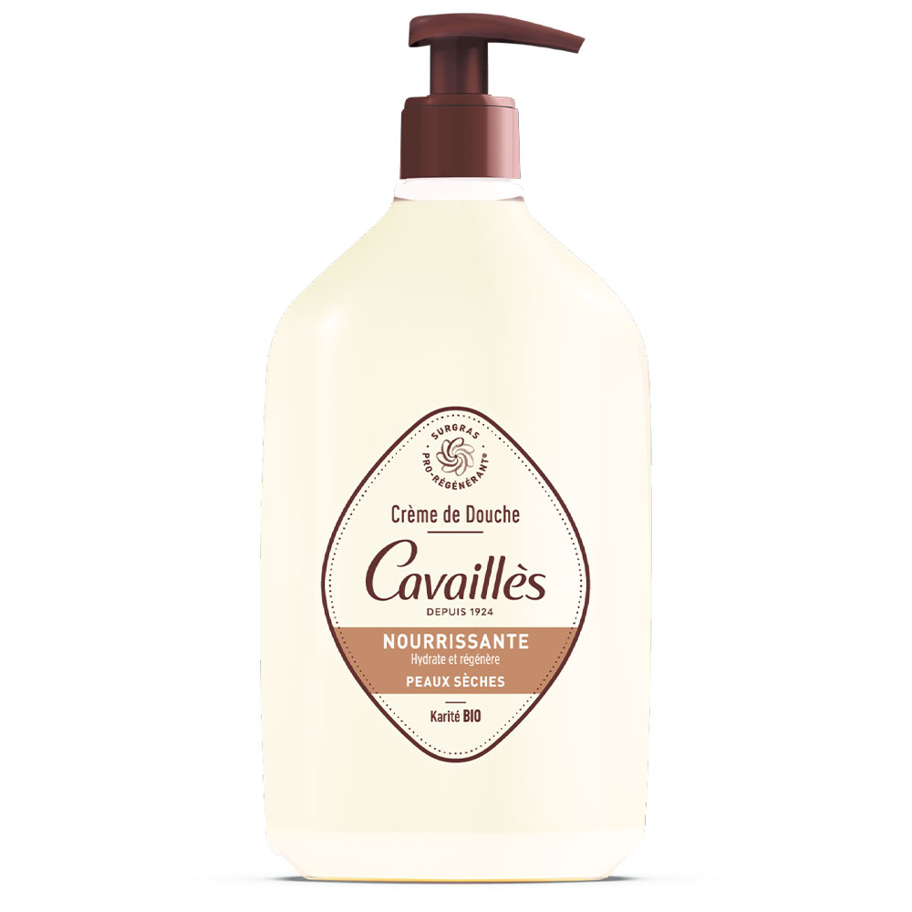 Cavaillès Surgras Actif Shower Cream Shea Butter Peaux Sèches 750ml