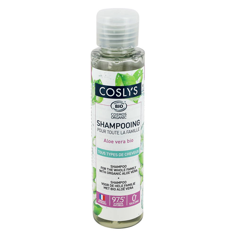 Coslys Family Shampoo Organic Aloe Vera For All Hair Types 100ml