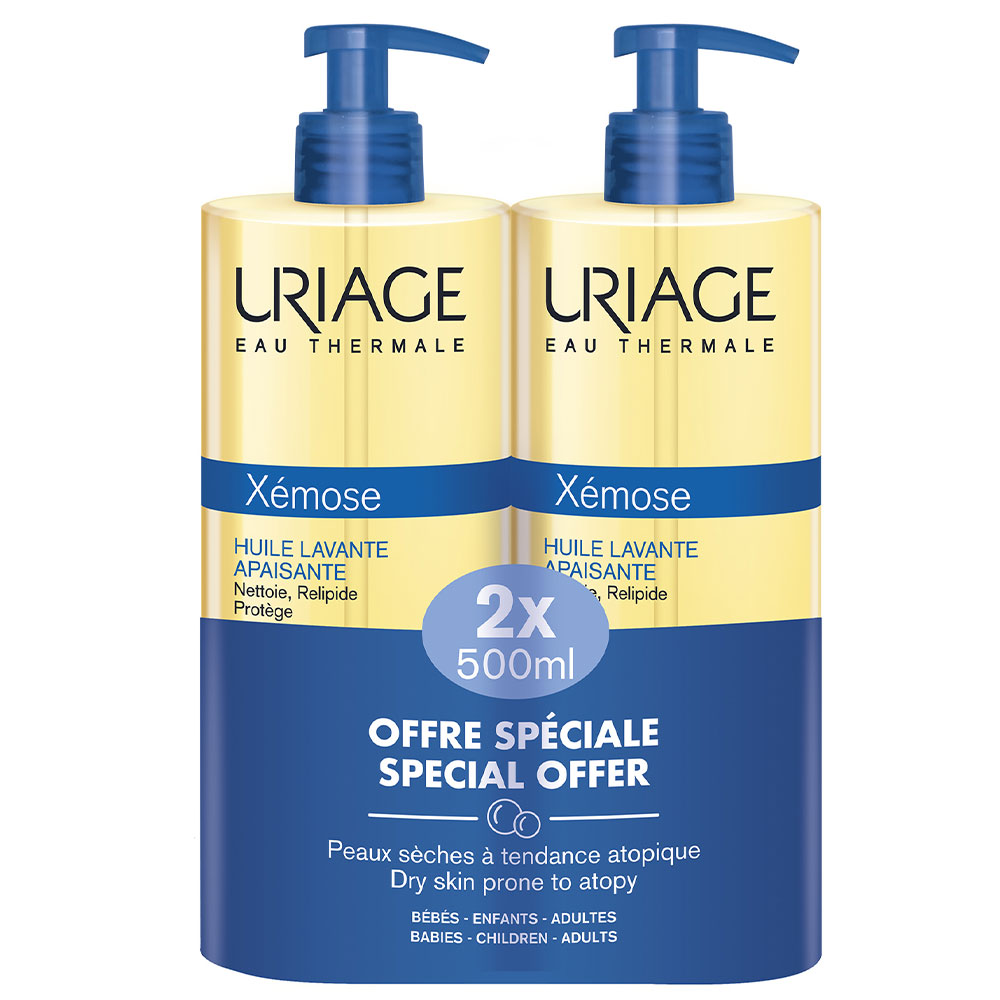Uriage Xemose Uriage Xemose Cleansing Soothing Oil 2x500ml