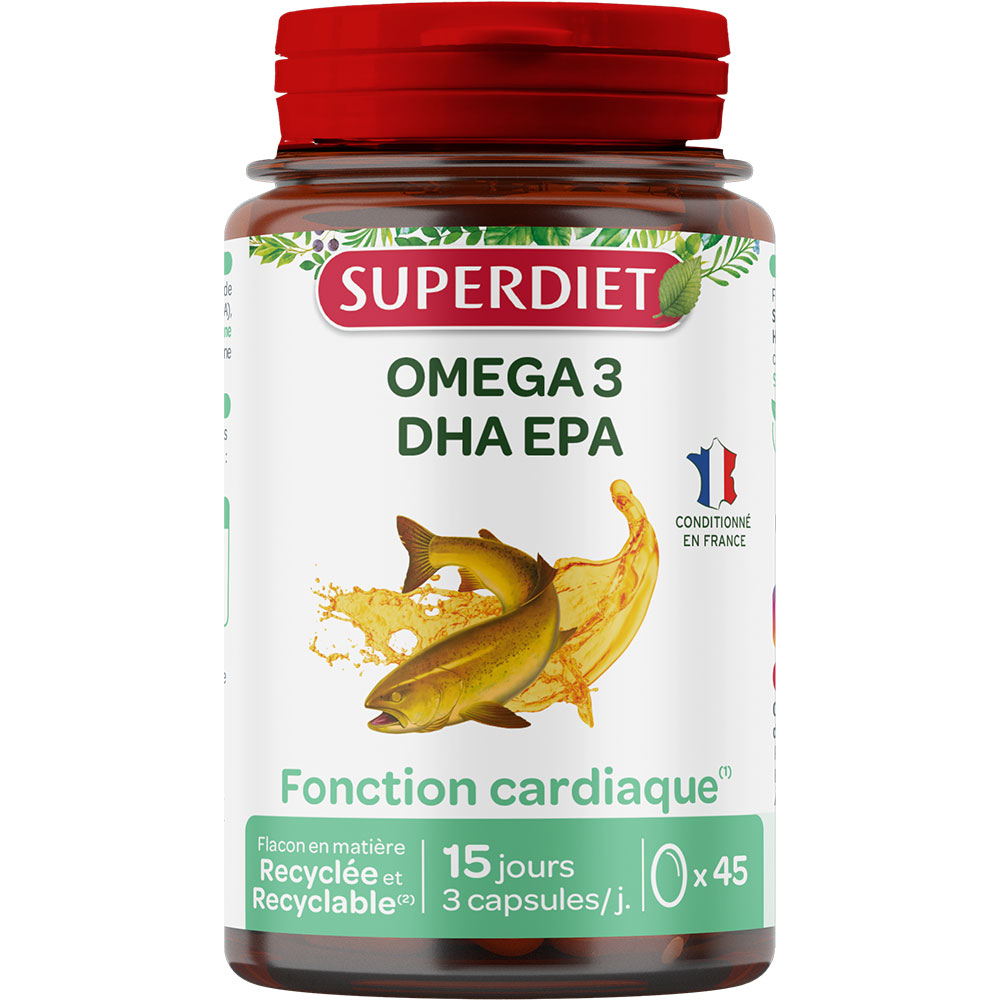Superdiet Omegas 3 DHA EPA 45 capsules
