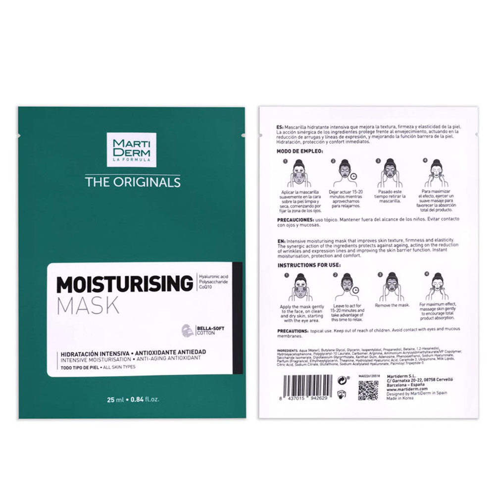 Martiderm The Originals Moisturising Masks