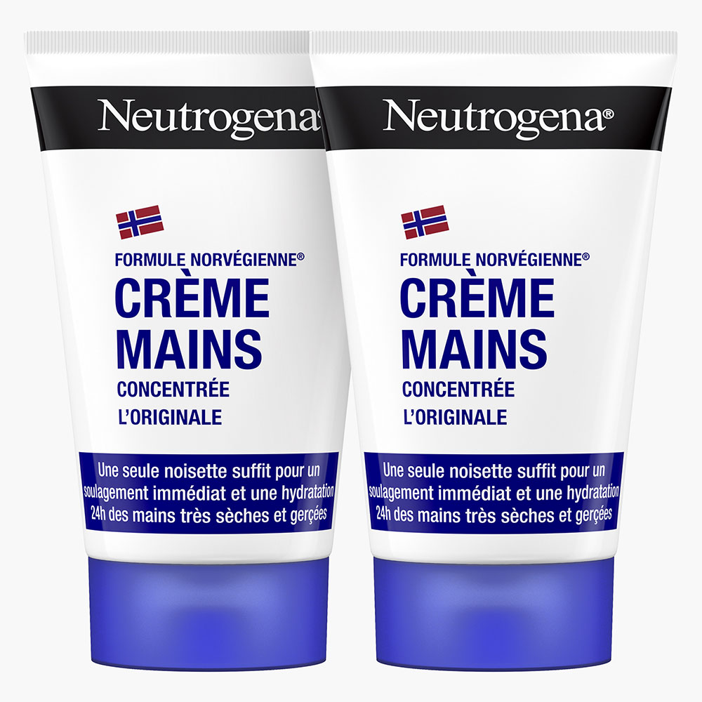 Neutrogena Concentrated Handcream Peaux Sèches 50ml x 2