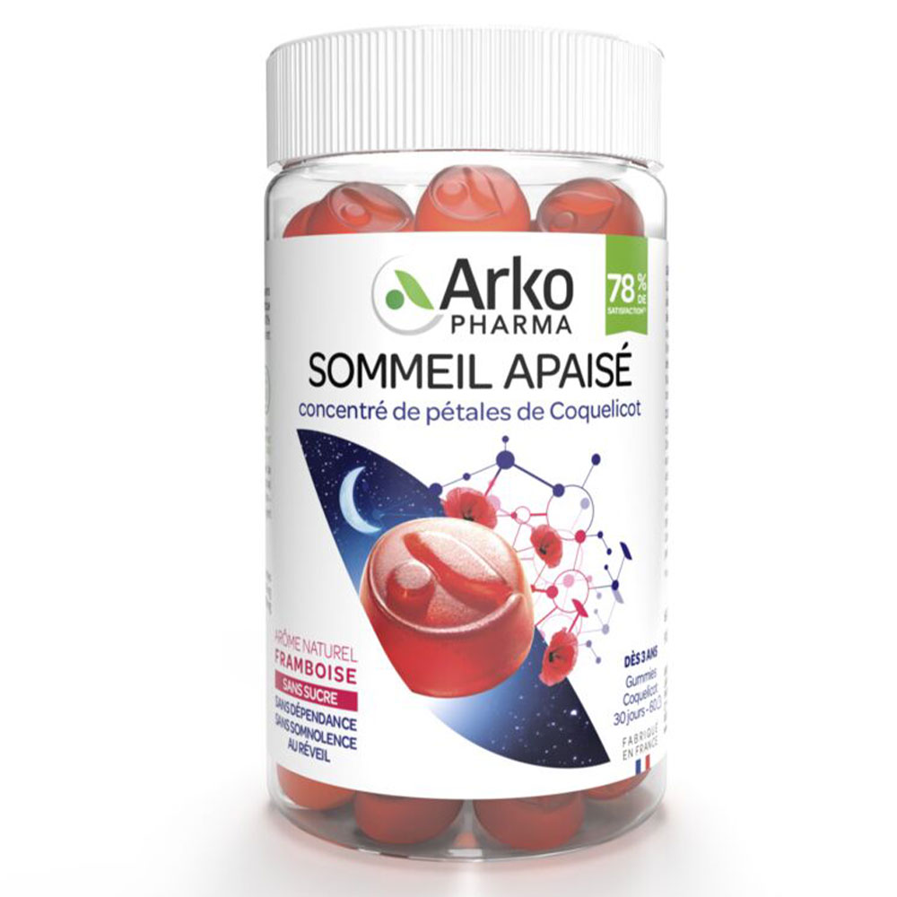 Arkopharma Gummies Phyto Peaceful Sleep Poppy 60 Gummies