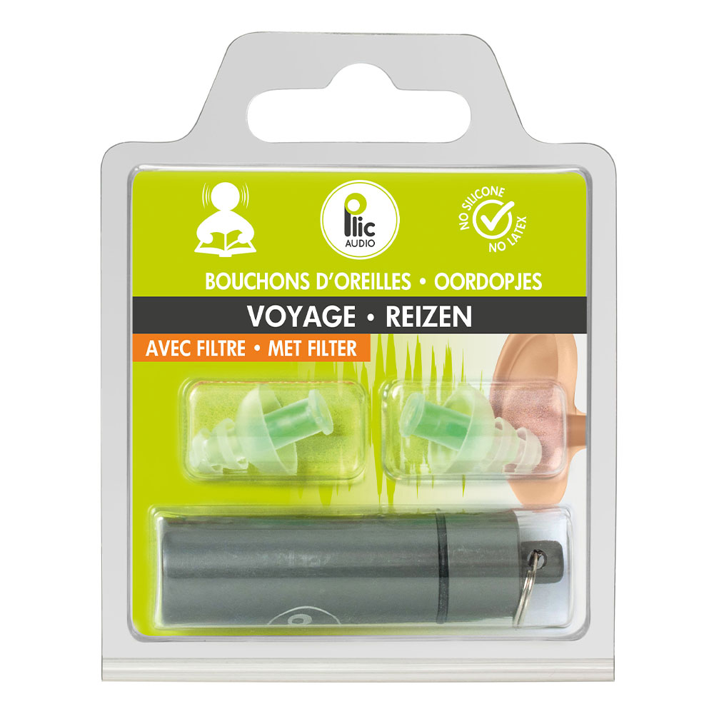 Plic Audio With Filter Travel Earplugs Reusable pair
