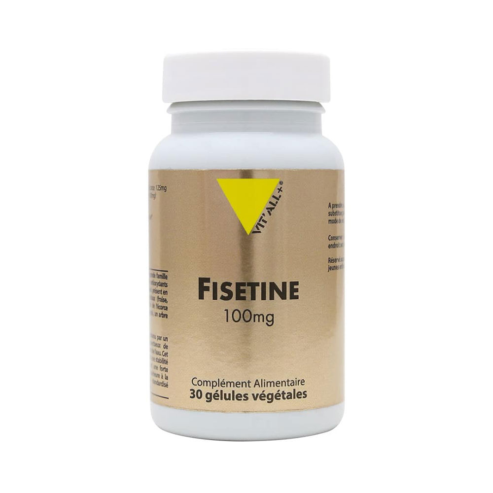 Vit'All+ Fisetine 100mg 30 Vegetable Capsules