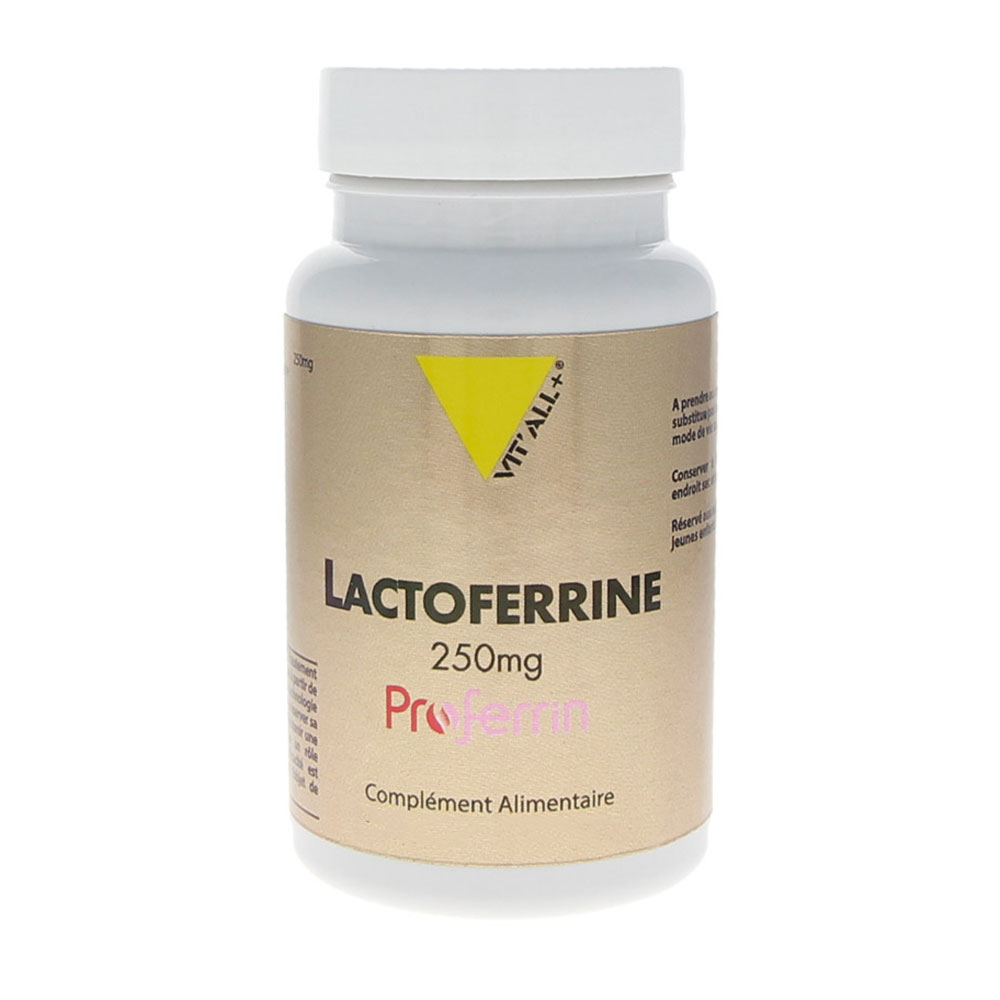 Vit'All+ Lactorferrin 250mg 30 Vegetable Capsules
